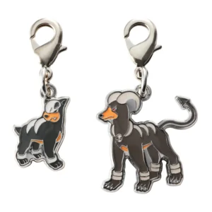 Houndour and Houndoom Metal Charm