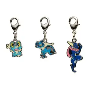 Froakie, Frogadier and Greninja Metal Charm