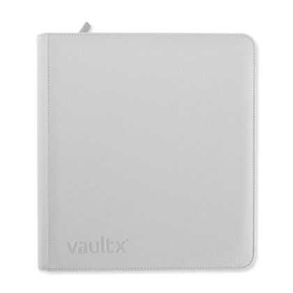Vault X: EXO-TEC 12-pocket White Zip Binder