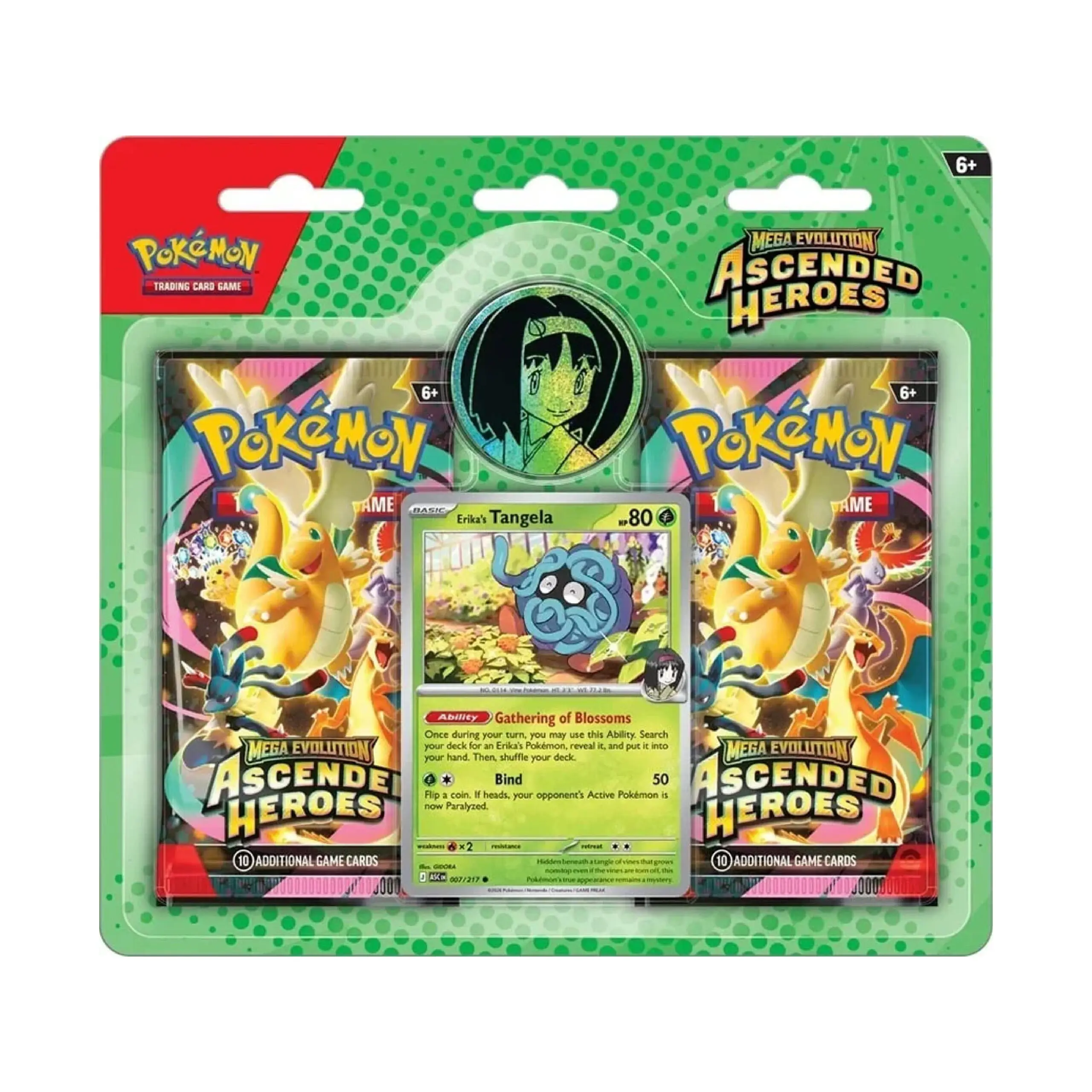 Ascended Heroes - Enhanced 2 Pack Blister Erika's Tangela