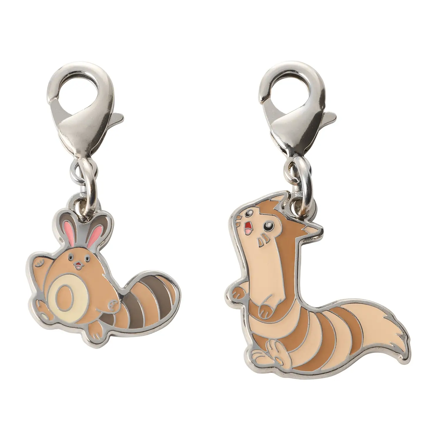 Sentret and Furret Metal Charm