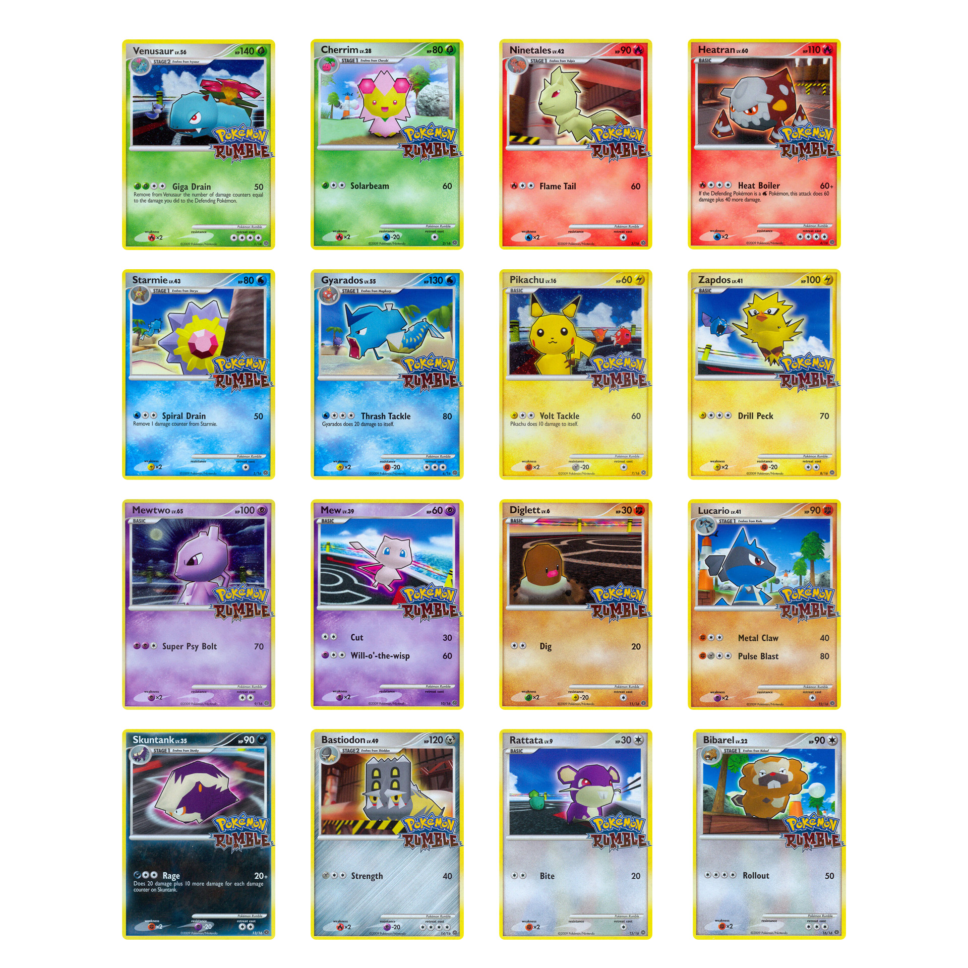 Complete Set Bundle - Pokemon Rumble