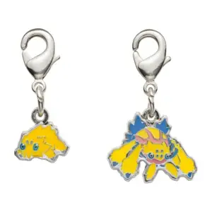 Joltik and Galvantula Metal Charm
