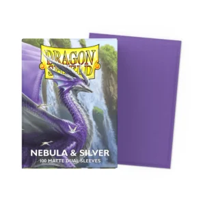 Dragon Shield Dual Matte Sleeves – (Nebula & Silver)