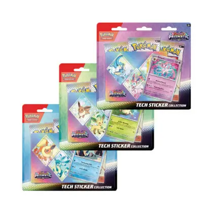 Prismatic Evolutions Tech Sticker Collection Bundle