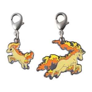 Ponyta and Rapidash Metal Charm