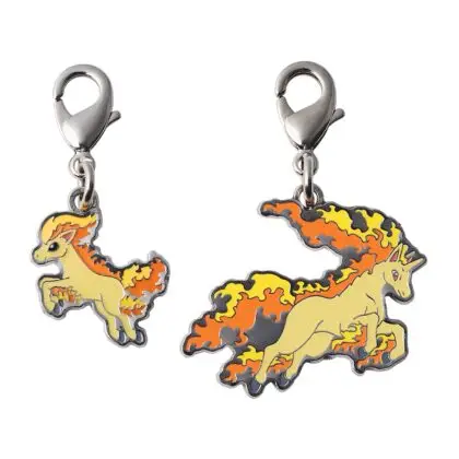 Ponyta and Rapidash Metal Charm