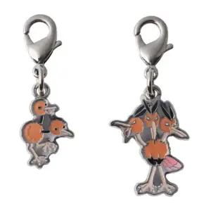 Doduo and Dodrio Metal Charm