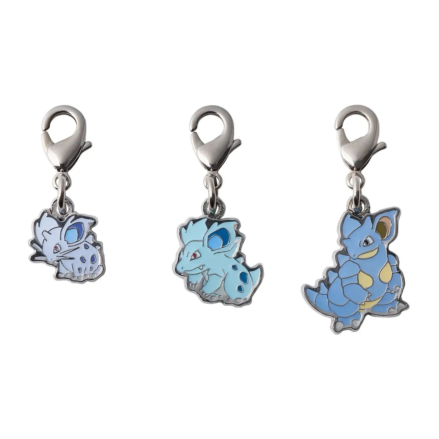 Nidoran♀, Nidorina, and Nidoqueen Metal Charm