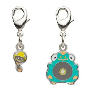 Tadbulb and Bellibolt Metal Charm