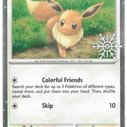 Eevee (MEW 133) Snowflake Stamped