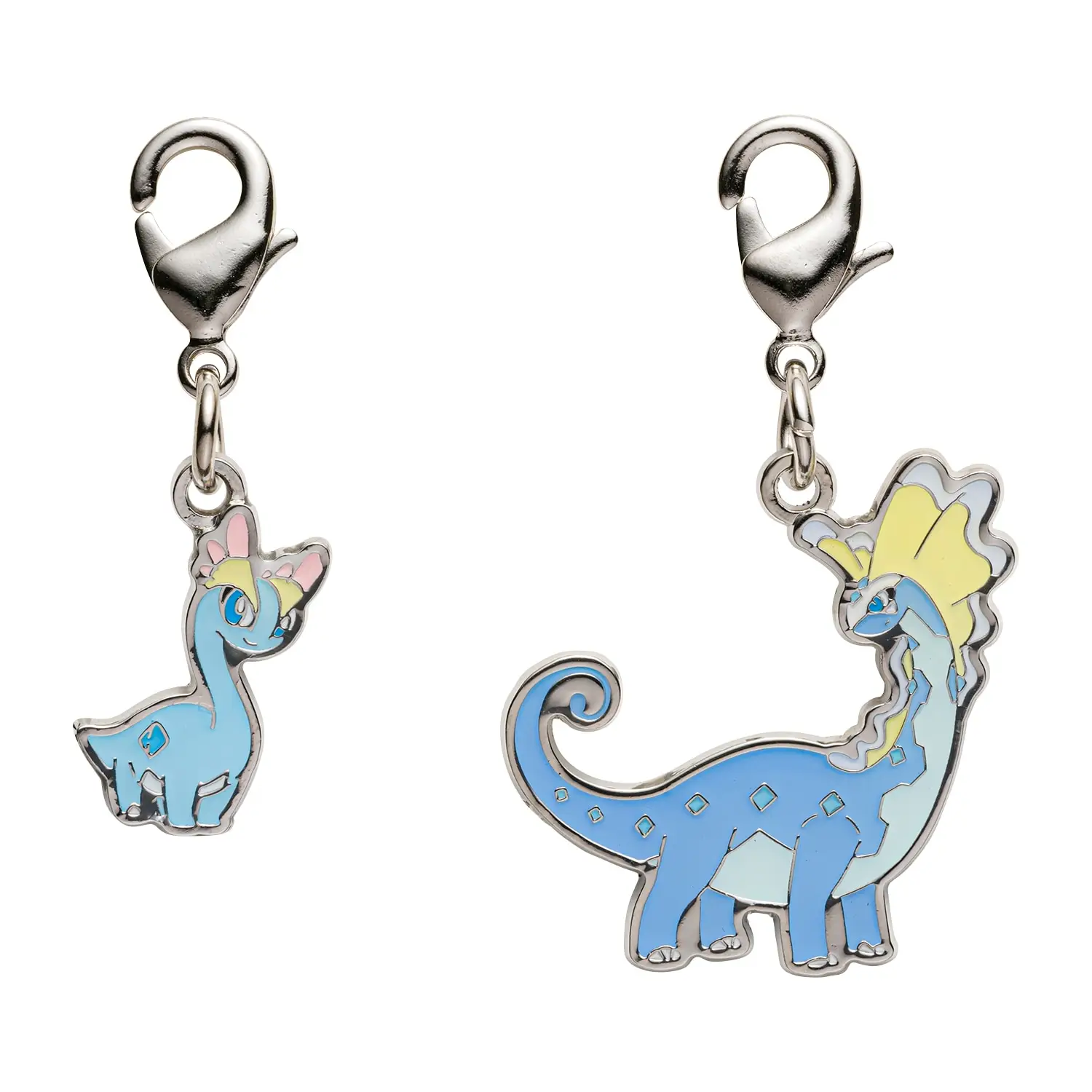 Amaura and Aurorus Metal Charm