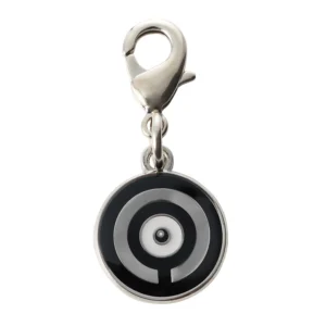 Unown O Metal Charm