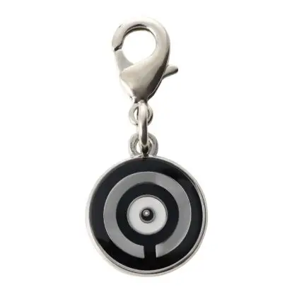 Unown O Metal Charm