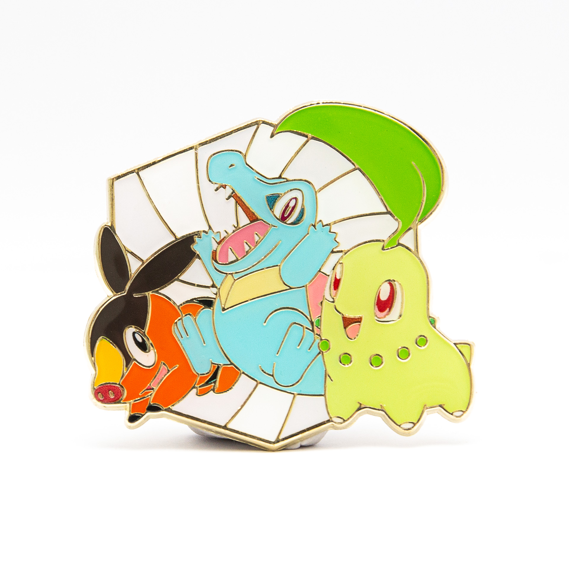 Johto Starters Enamel Pin