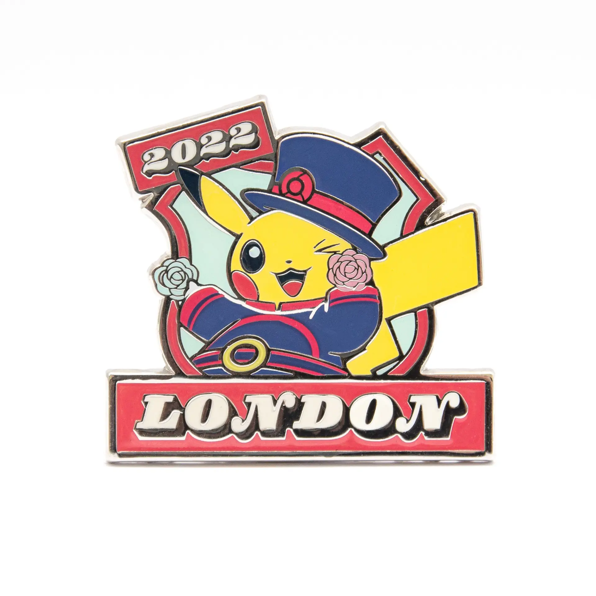 London Pikachu Enamel Pin