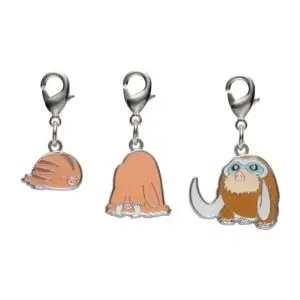 Swinub, Piloswine, and Mamoswine Metal Charm