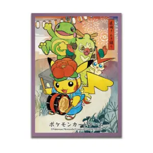 Pokémon Card Sleeves: Sansa Odori Playing Pikachu