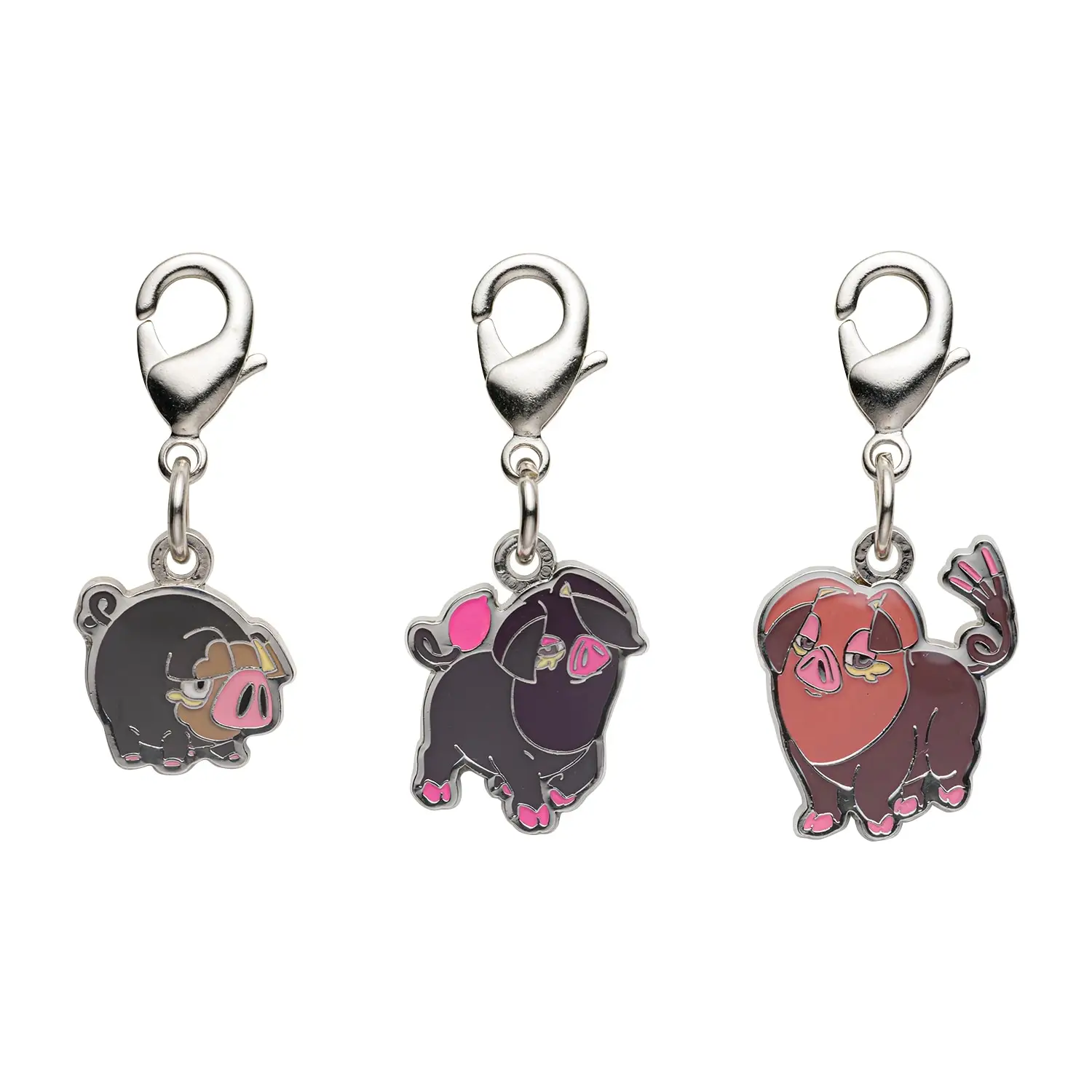 Lechonk and Oinkologne Metal Charm