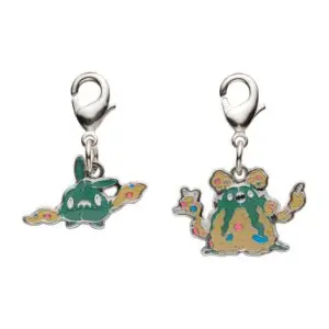 Trubbish and Garbodor Metal Charm