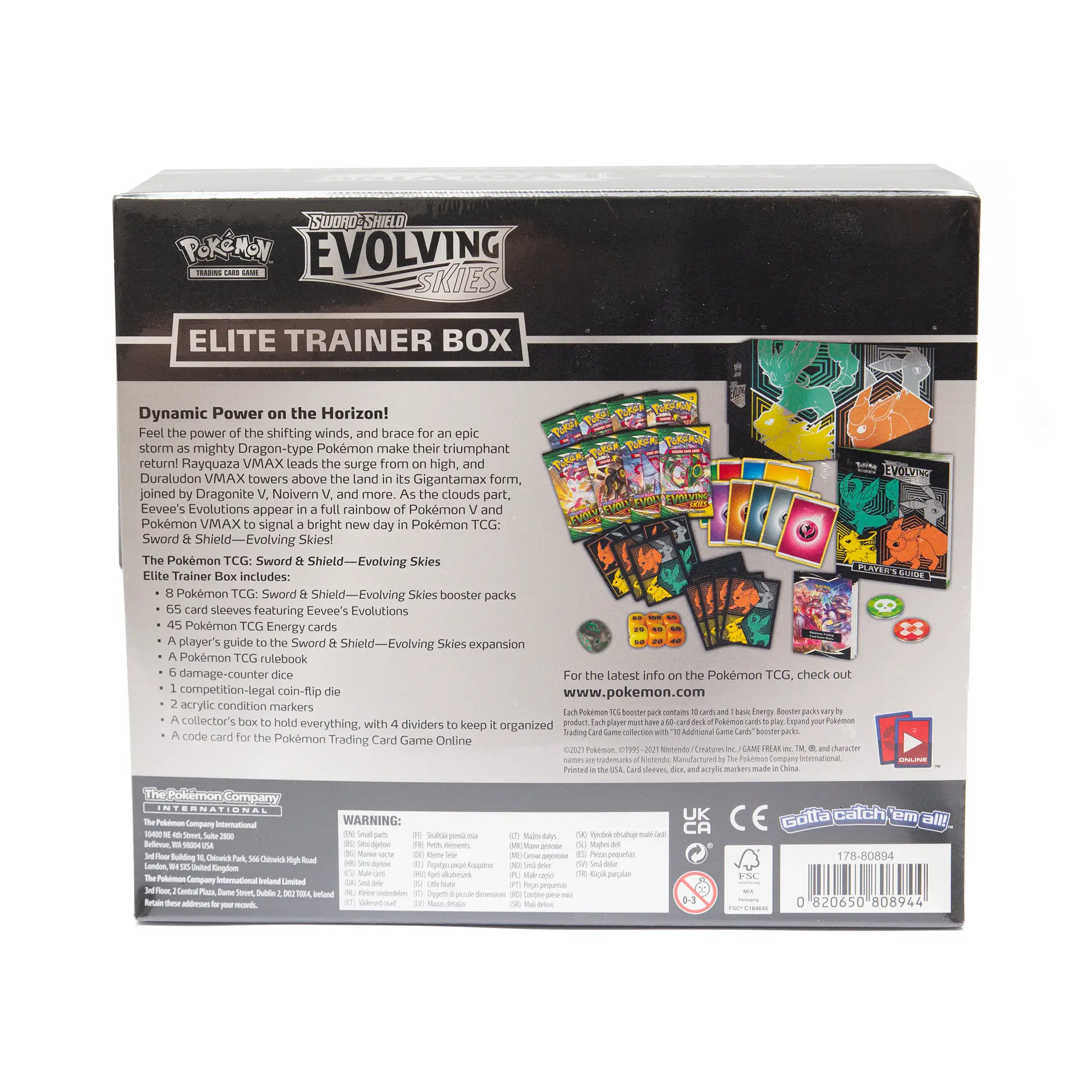 Evolving Skies Elite Trainer Box (Jolteon, Flareon, Umbreon & Leafeon) - Image 4