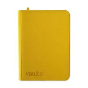 Vault X: EXO-TEC 9-pocket Yellow Zip-Binder