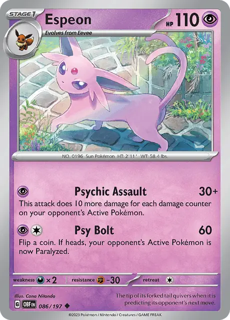 Espeon (OBF 086)