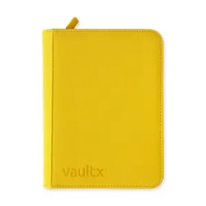Vault X: EXO-TEC 4-pocket Yellow Zip-Binder