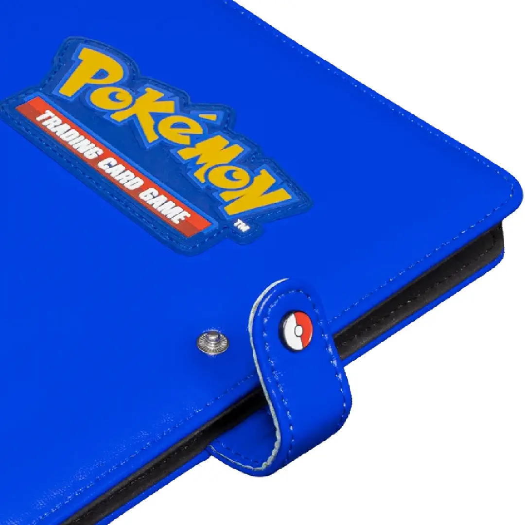 Premium Blue 4-Pocket Snap Binder for Pokémon - Image 3