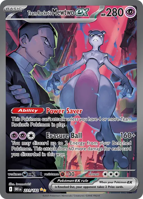 Team Rocket's Mewtwo ex (DRI 231)