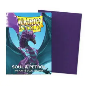 Dragon Shield Dual Matte Sleeves - (Soul & Petrol)