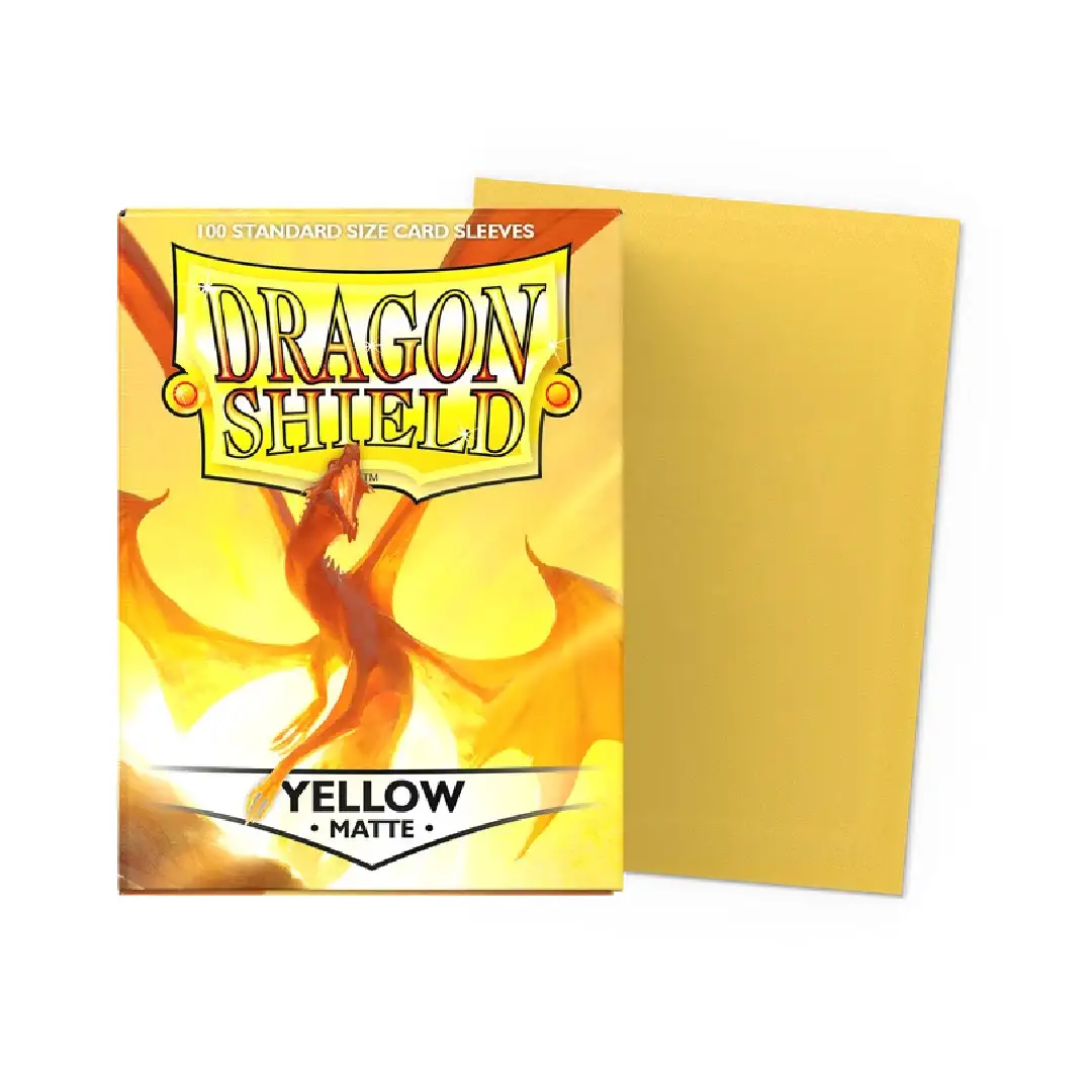 Dragon Shield Matte Sleeves – (Yellow)