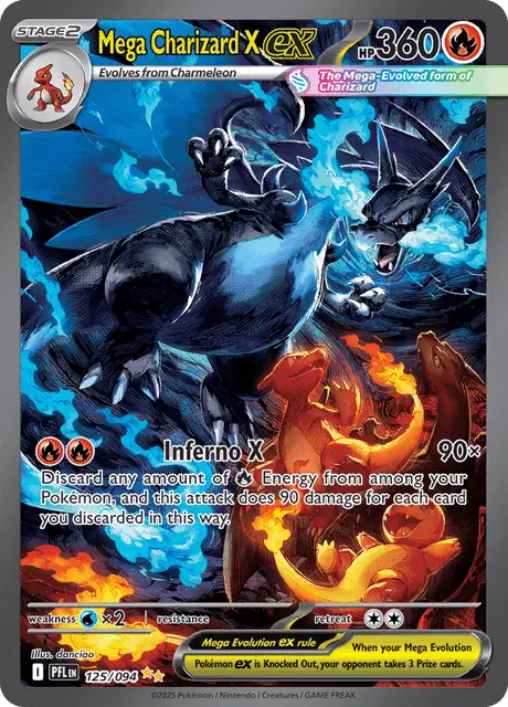 Mega Charizard X ex (PFL 125)