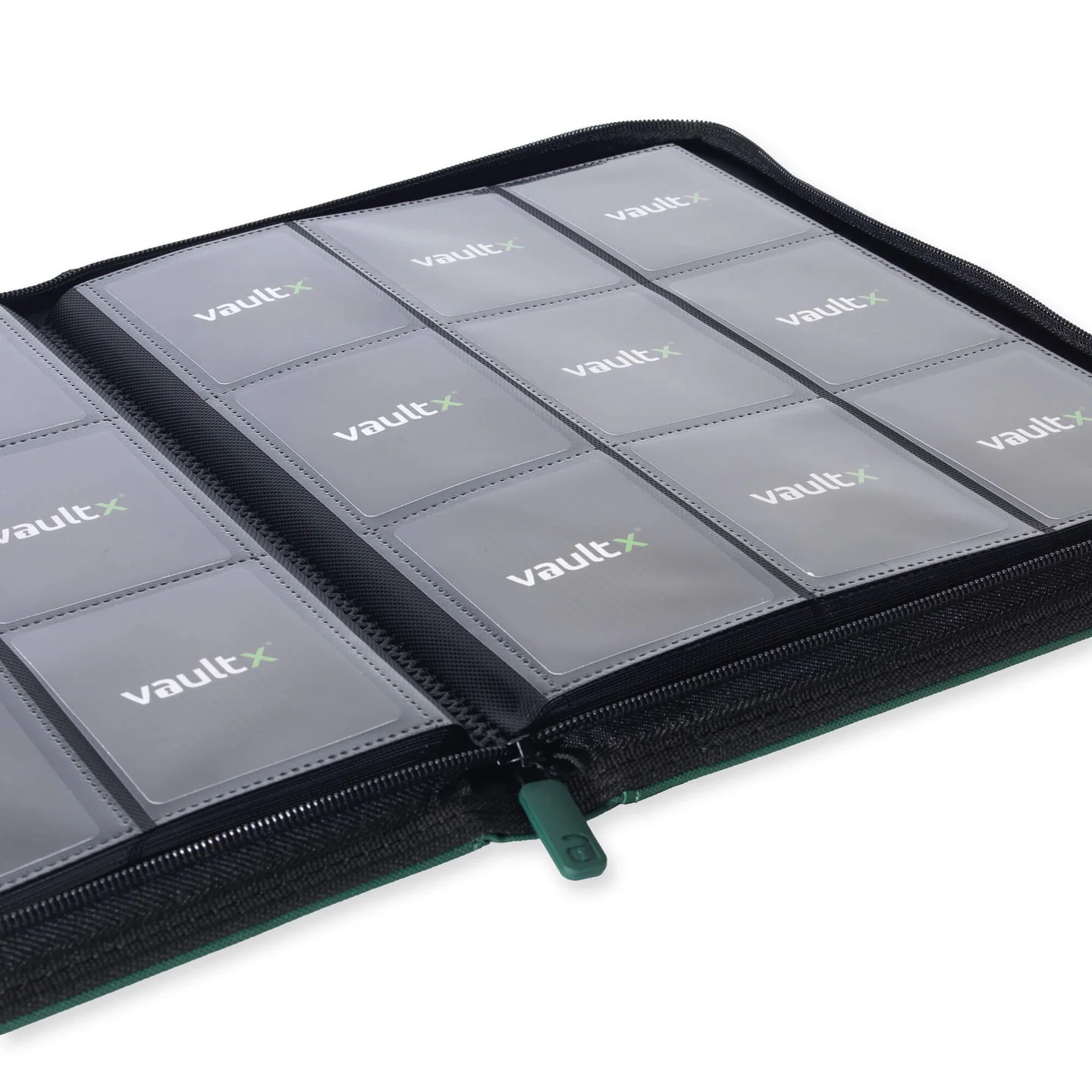 Vault X: EXO-TEC 9-pocket Green Zip-Binder - Image 2